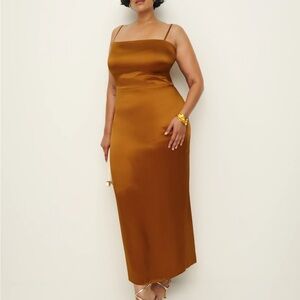 Reformation Frankie Satin Dress- Sz 20